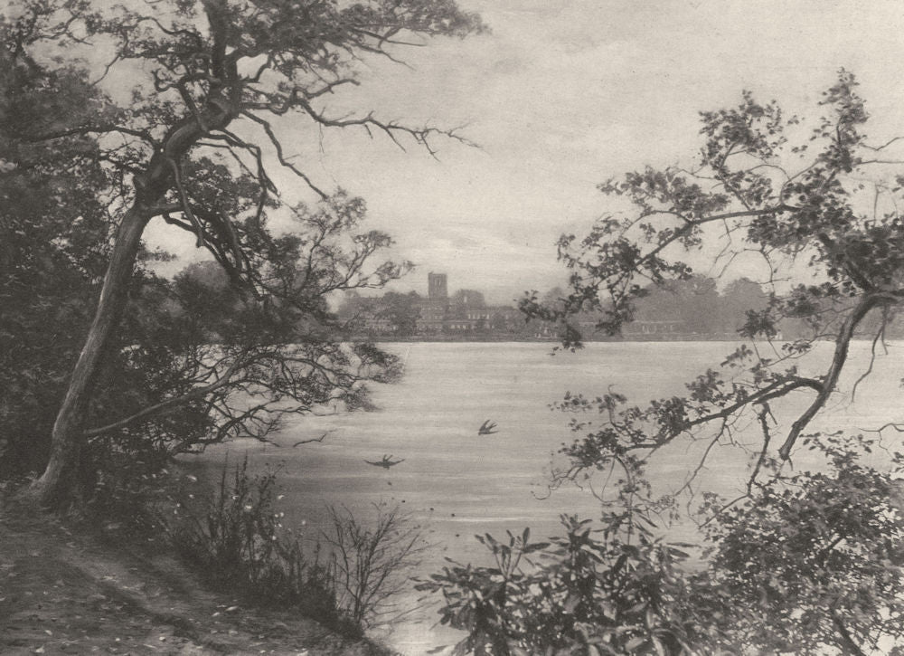 SCOTLAND. Trentham Hall 1901 old antique vintage print picture